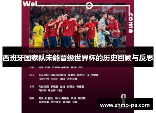 西班牙国家队未能晋级世界杯的历史回顾与反思